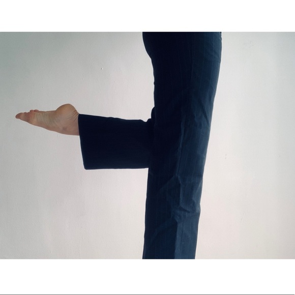 Vintage Perry Ellis Wool Pinstripe Trouser Pants - Picture 10 of 11